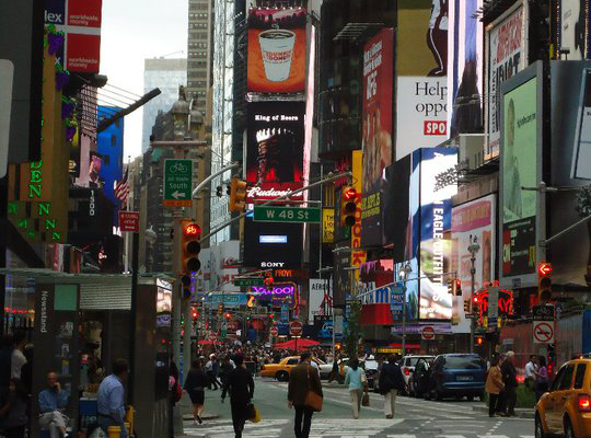 Кадър от Ню Йорк заснет от  Пламен по време на неговото work and travel USA лято