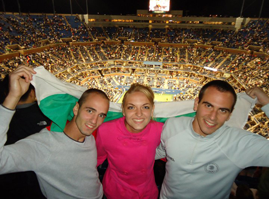 Пламен на US Open по-време на неговото work and travel USA лято
